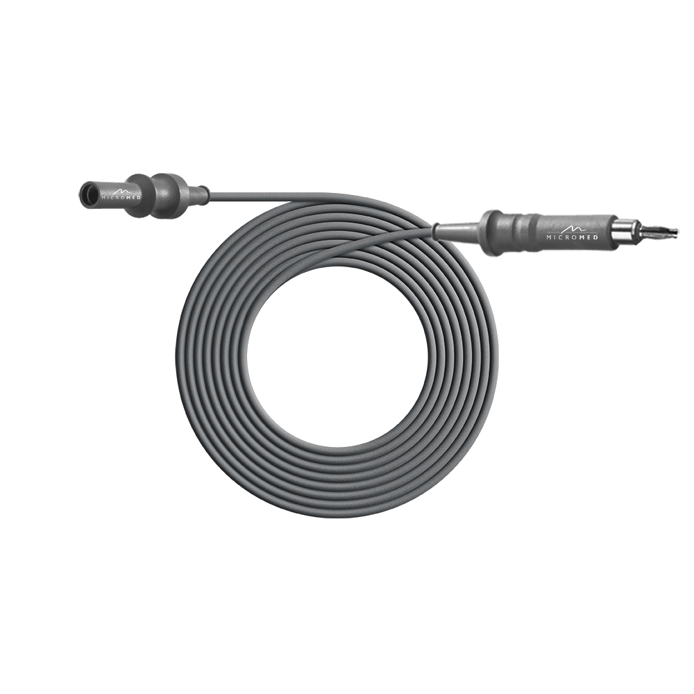 Monopolar ERBE cable mit 4 mm socket for ERBE T-Serie units, Length 5 m 