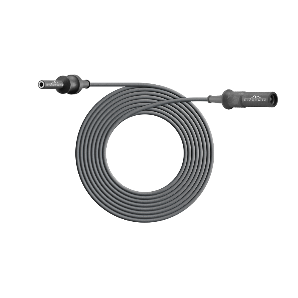 Monopolar cable with 3 mm socket for Aesculap, Berchtold, Martin and Micromed units, length 3m