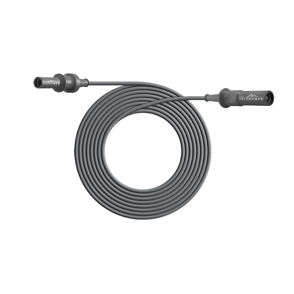 Monopolar cable with 4 mm socket for Aesculap, Berchtold, Martin and Micromed units, length 3m