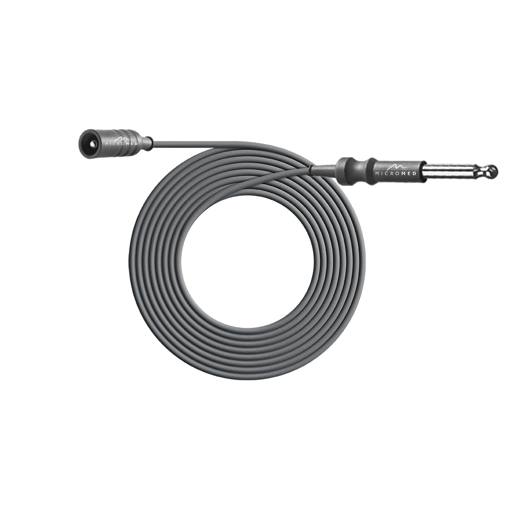 Monopolar cable with 4 mm socket for resectoscope for Valleylab, Bovie and Conmed-RF units, length 3 m