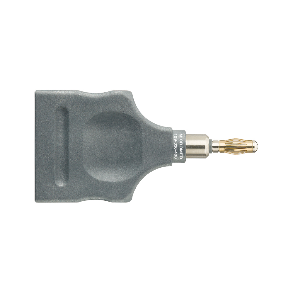 Monopolar adapter for single-use-handles to fit Erbe units 