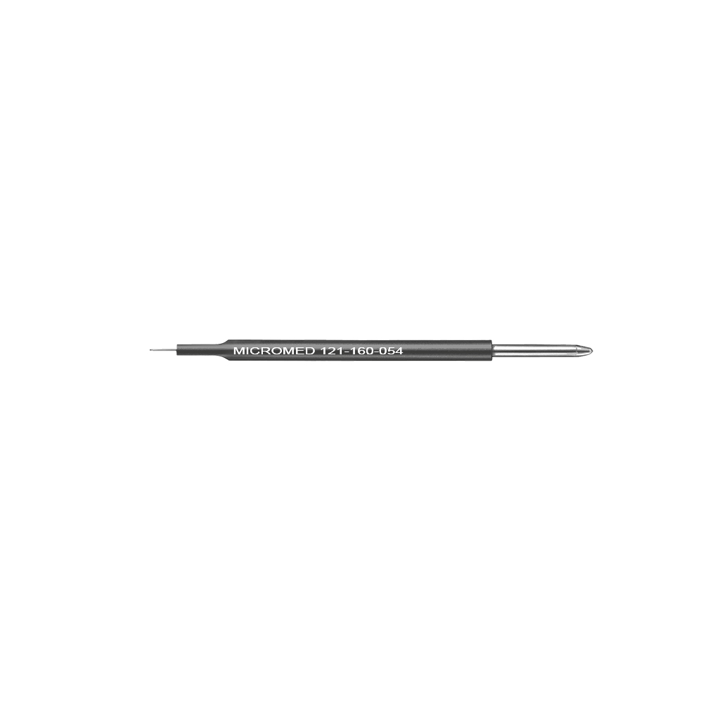 Needle electrode with step, straight, extensible wire, Ø 0,3 mm, figure 54 