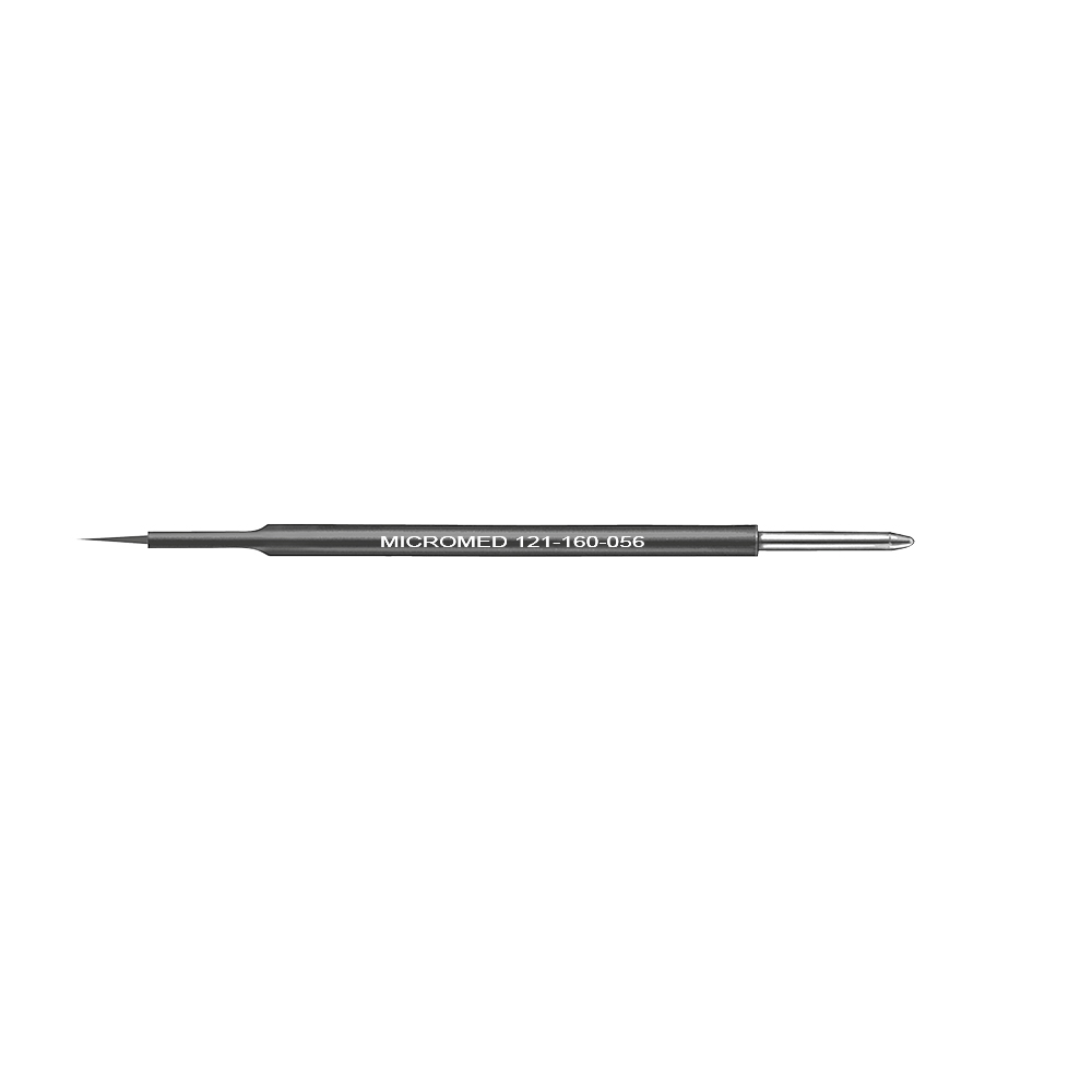 Needle electrode, elongated insulation straight, Ø 0,5 mm, figure 56 