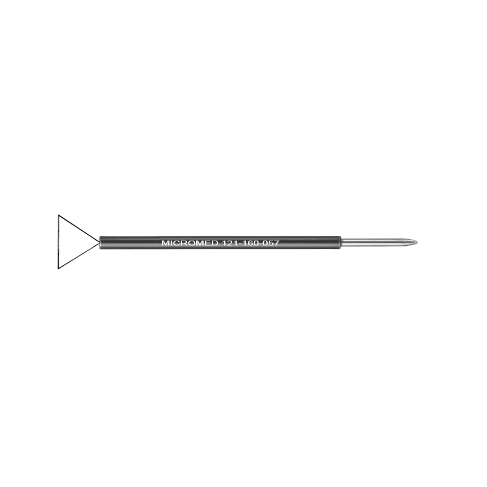 Wire loop electrode, straight, figure 57 triangle 10 mm 