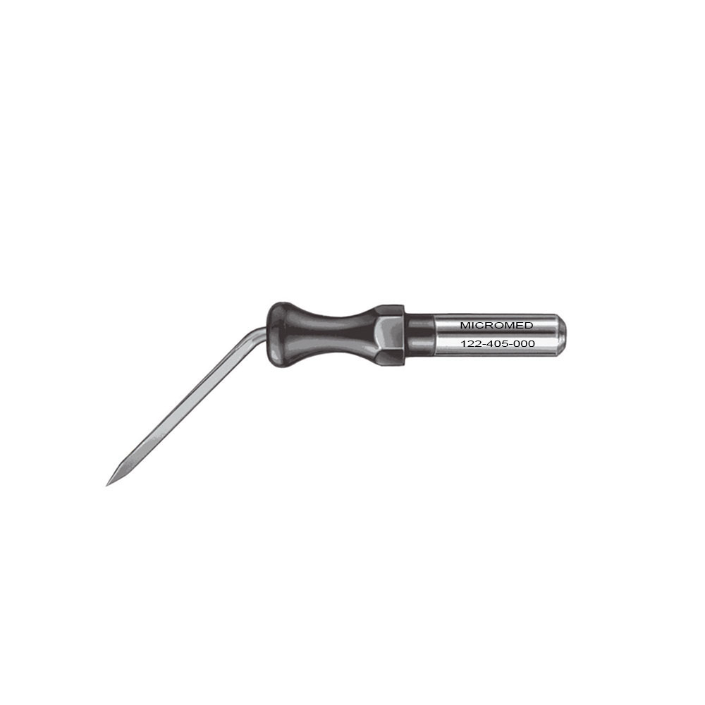 Lancet electrode slim, 45 ° angled 