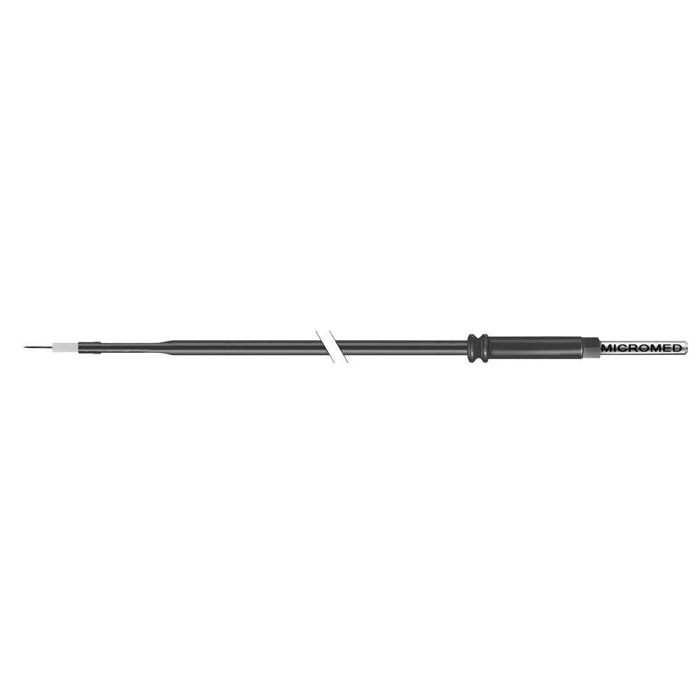 Tungsten needle electrode, with ceramic, 0.5 x 5 mm, length 105 mm 