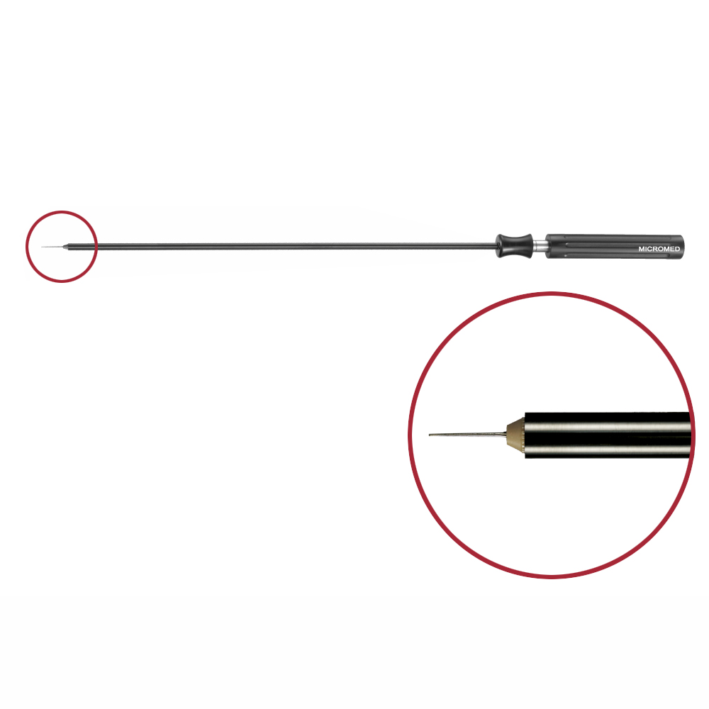 Micro needle electrode for monopolar cutting, length 320 mm 