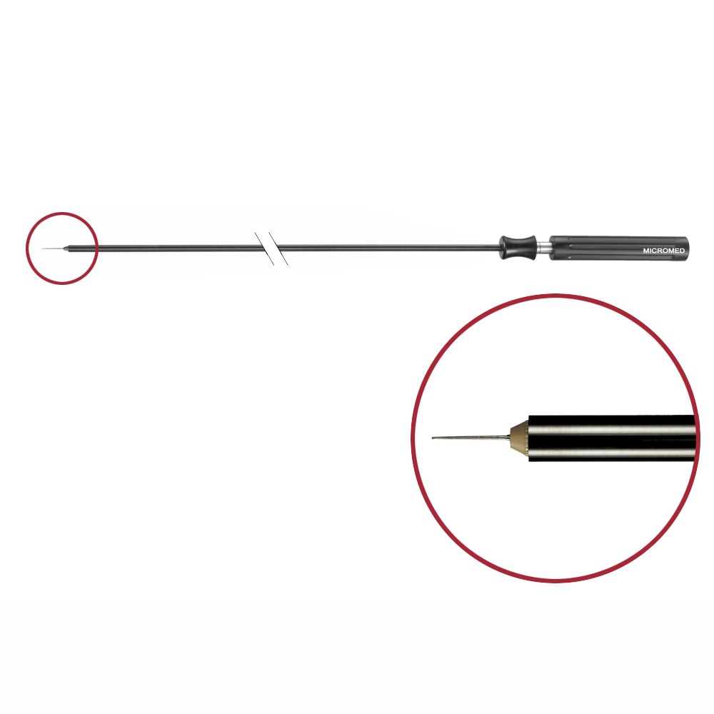 Micro needle electrode for monopolar cutting, length 420 mm 