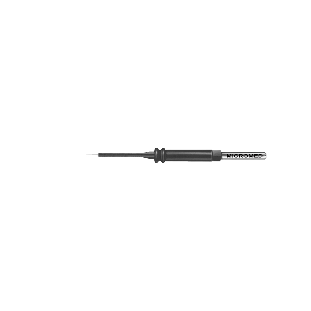 Microdissection needle straight,Tungsten working length 20 mm, shaft 2.4 mm, sterile packaging: 5 pcs per package