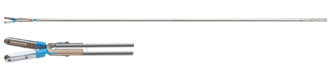 Bipolar Grasping Forceps, insert only, for bipolar coagulation forceps with P-Coat insulation, length 340mm