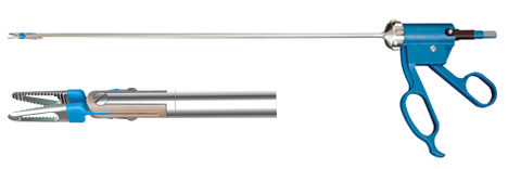 Bipolar Coagulation Forceps with Bipolar Delta Grasper, length 340 mm, Ø 5 mm