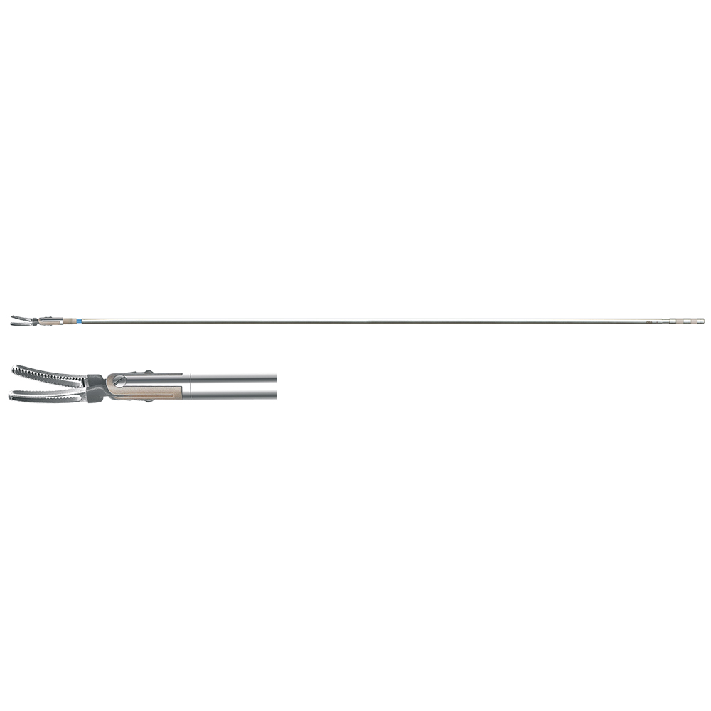 Bipolare Grasping Forceps 150 mm for bipolar coagulation forceps, curved, with P-Coat insulation