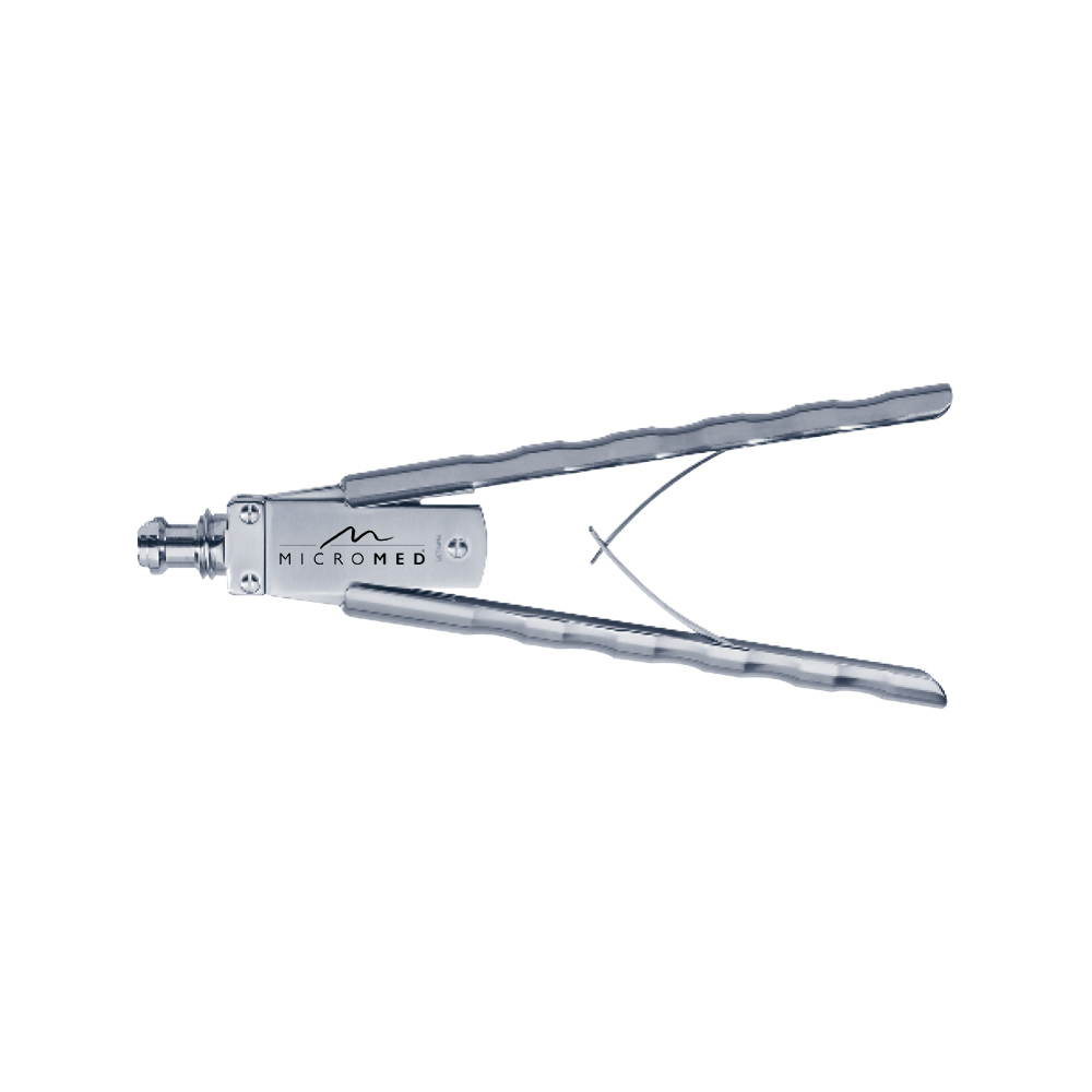 Axial handle with spreading spring Ø 3.0mm Ø 5.0mm and 10.0mm module