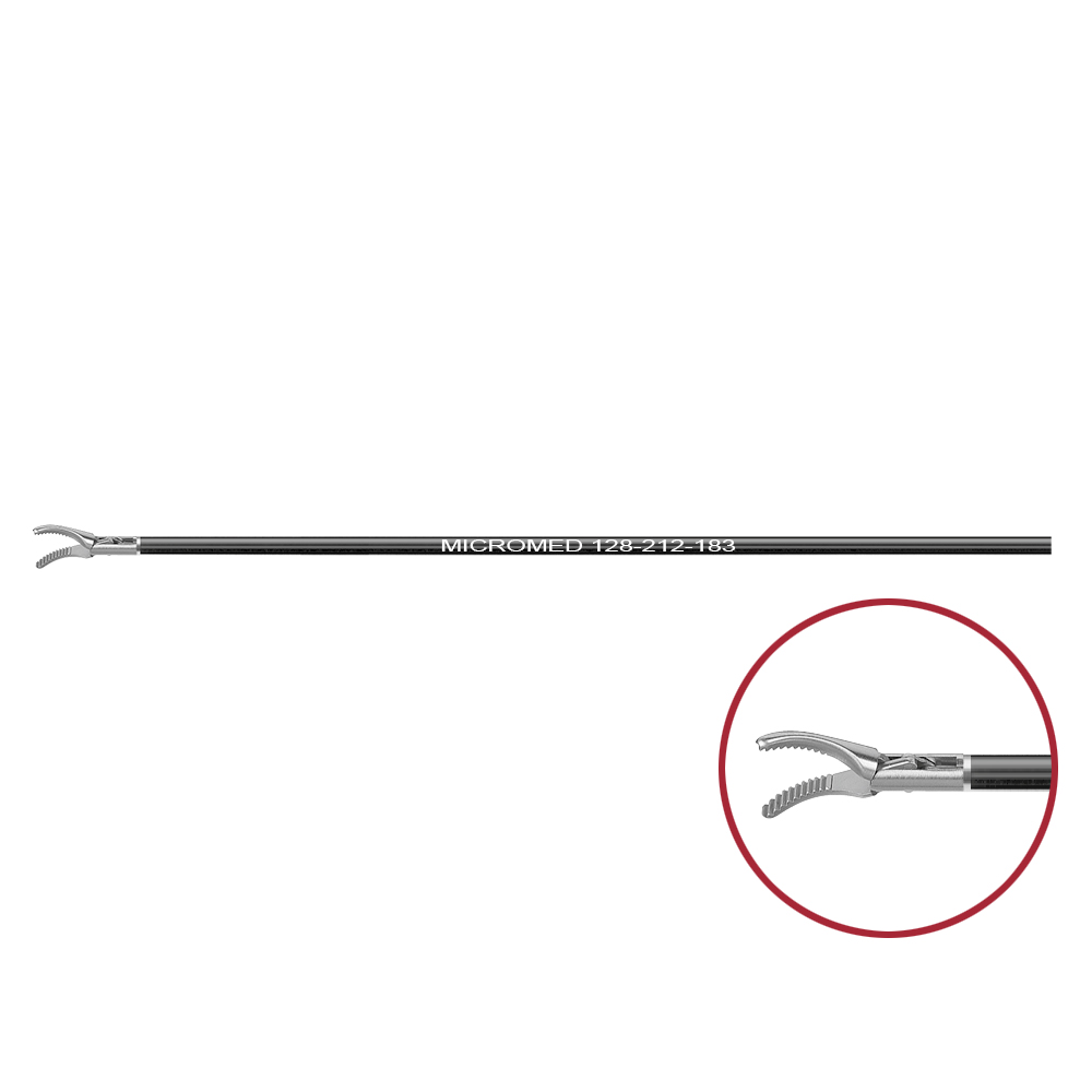 Maryland grasping forceps, double action jaws, length 180 mm, for Ø 3 mm instruments