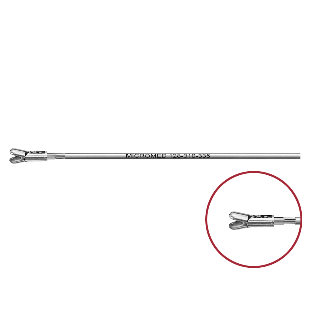 Biopsy cup, double action jaw, length 330mm, for Ø 5 mm instruments 