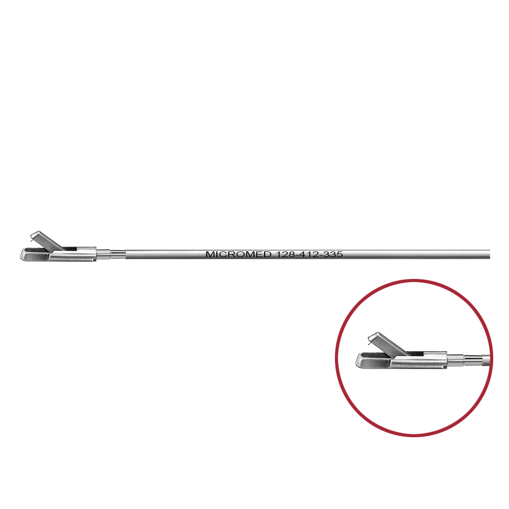 Biopsy punch with thorn, single action jaws, length 330 mm, for Ø 5 mm instruments