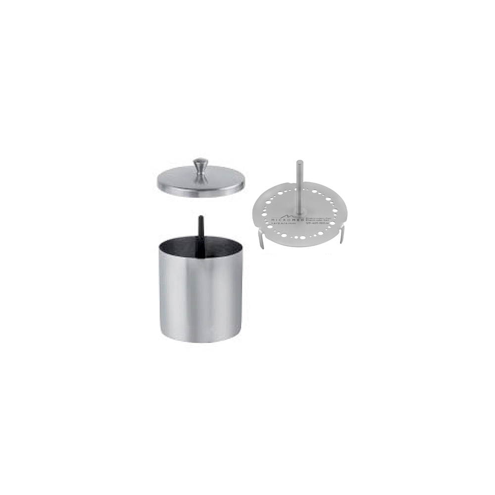 Electrodes stand for 3 x 8 electrodes with shaft, Ø 1,6mm, Ø 2,4 mm and Ø 4,0 mm