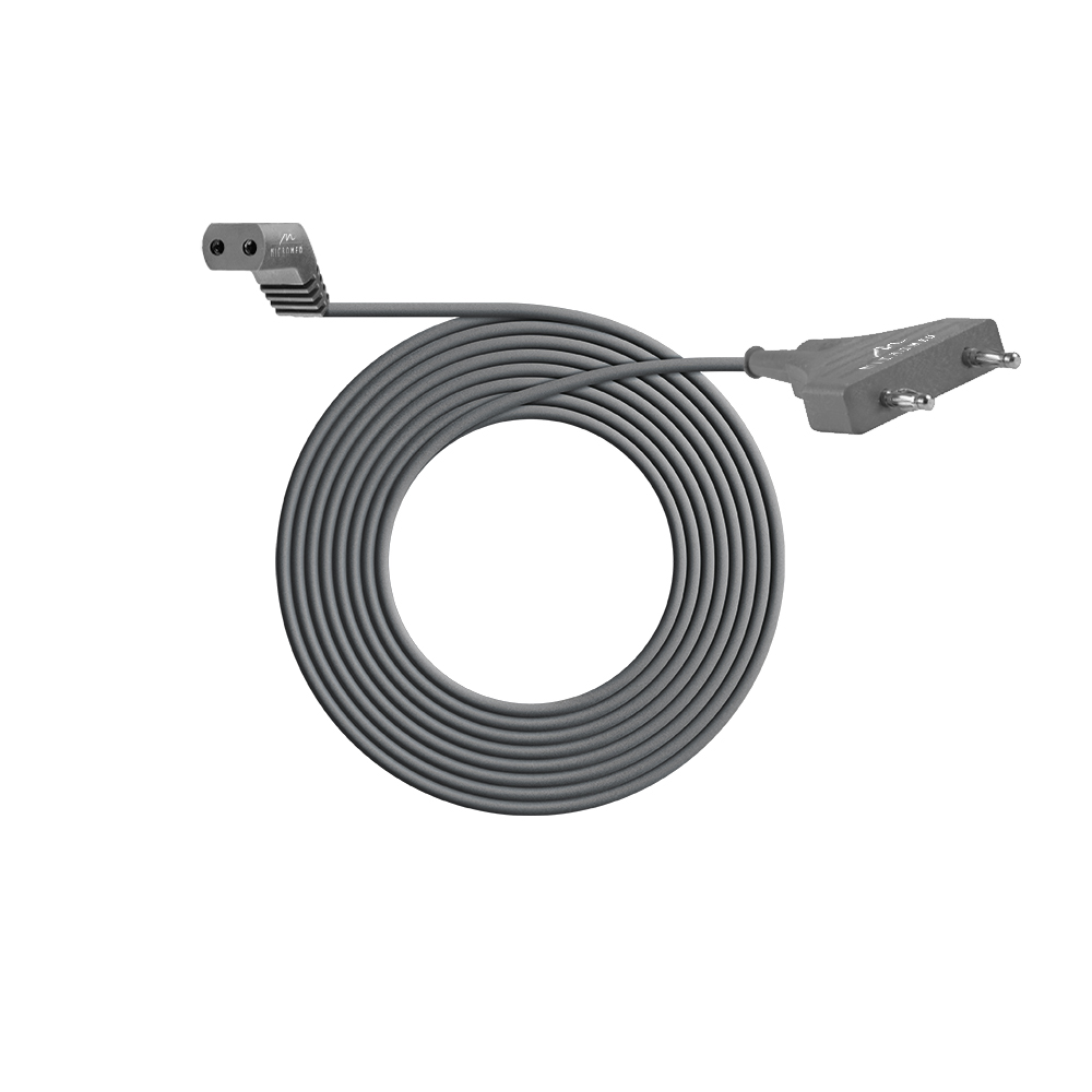 Bipolar cable, length 3 m, with angled 2-pin plug for Ellmann HF devices