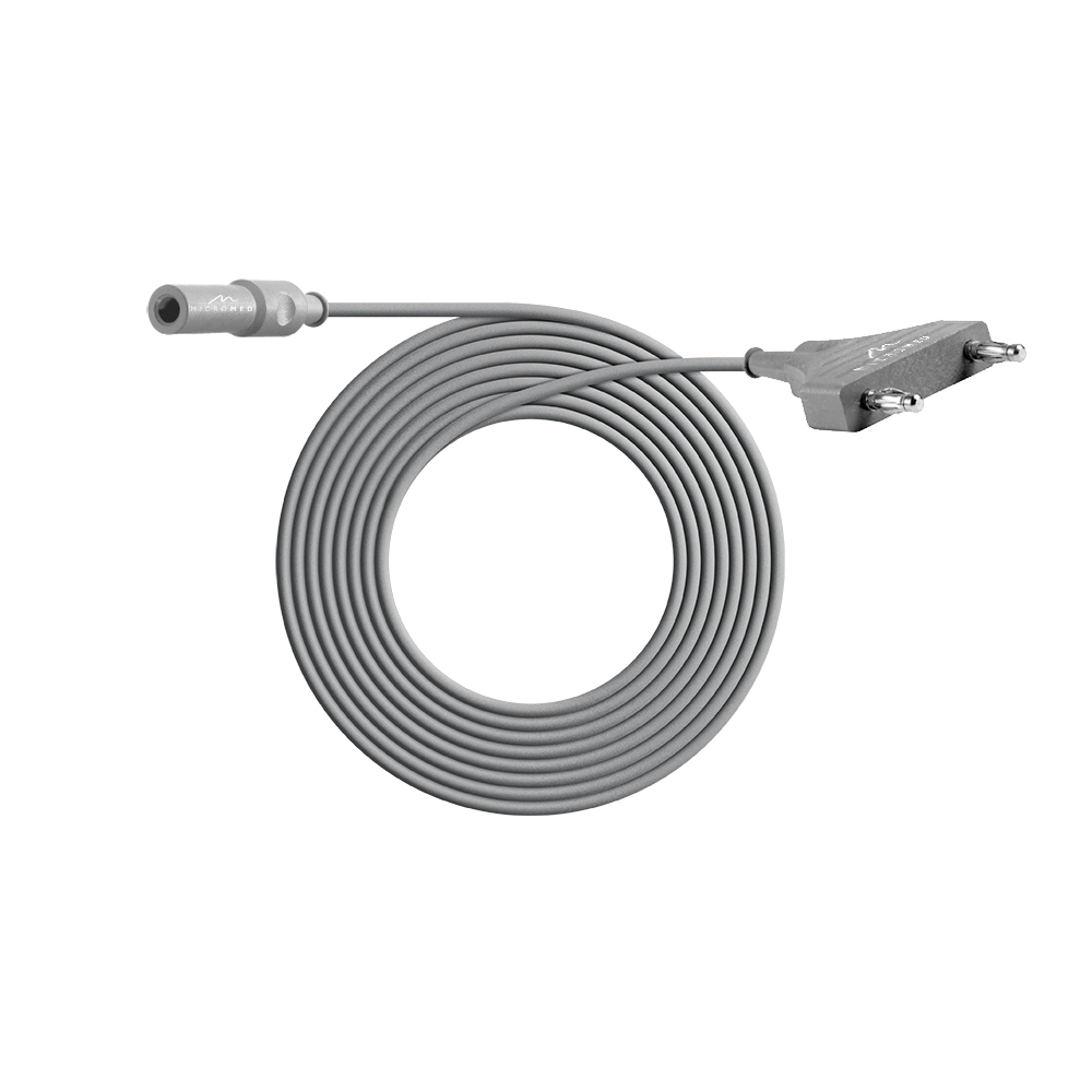 Bipolar cable, length 5 m, for bipolar scissors on Valleylab, Lamidey, EMC HF units