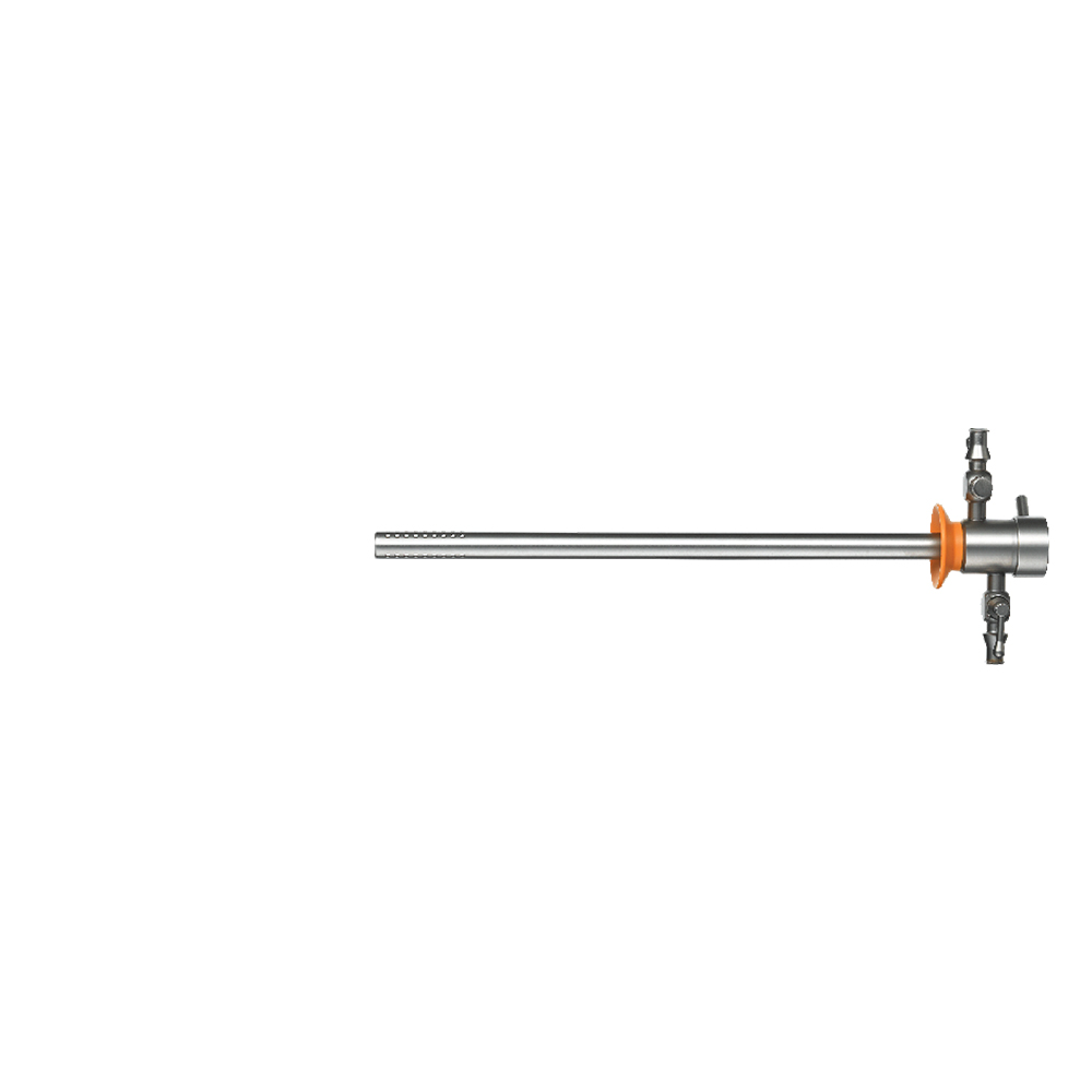 Exterior tube with 2 stopcocks, rotatable, 27 Fr., length 189 mm 