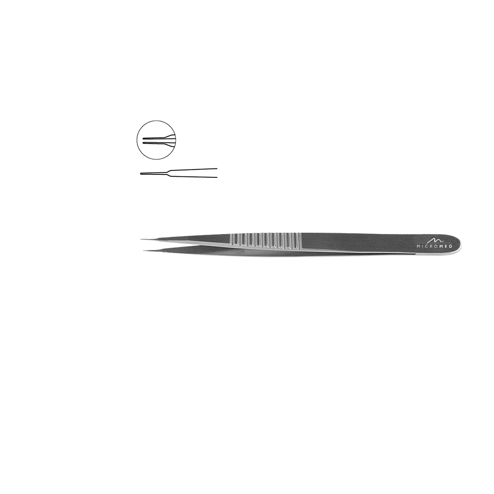 Dilator, straight, length 110 mm, tip 0.2 x 4 mm, flat handle 9 mm 