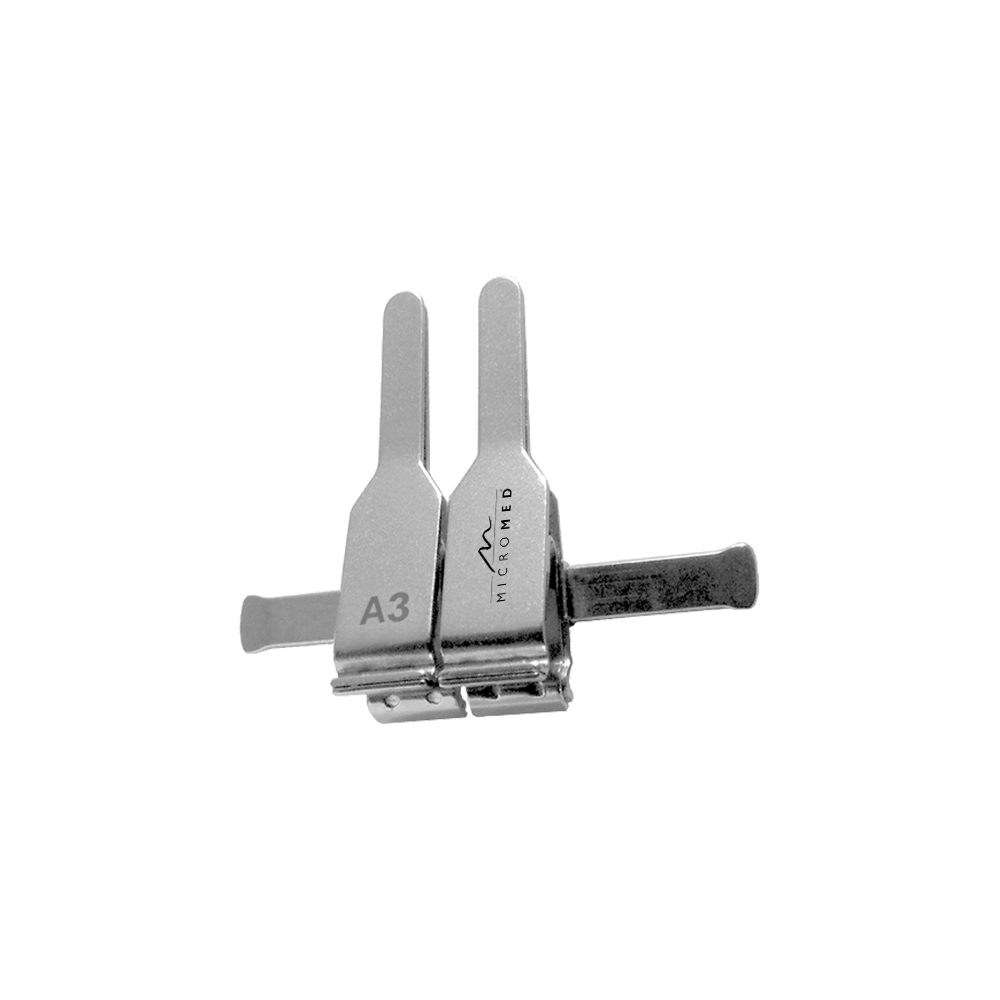 Double Clamps Approximator, Ø 1,0 - 2,2 mm, length 16 mm A for artery