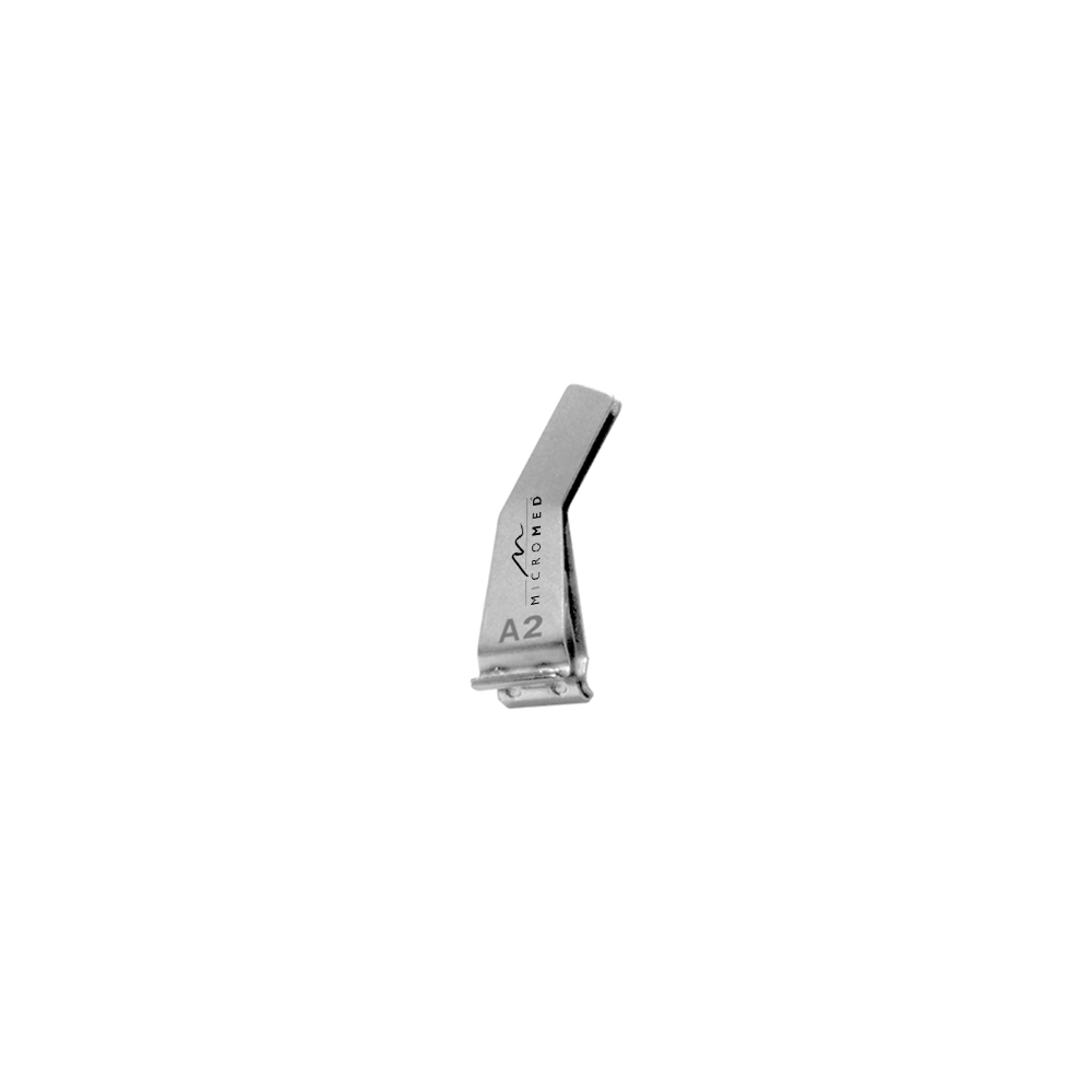 Single Clamp, angulated, Ø 0,6 - 1,4 mm Length 11 mm, A for artery, PU 2 pcs 