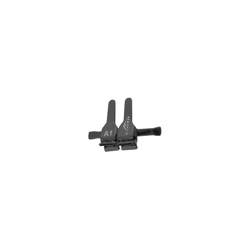 Double Clamps Approximator, black Ø 0,3 - 1,0 mm, length 8 mm, A for artery