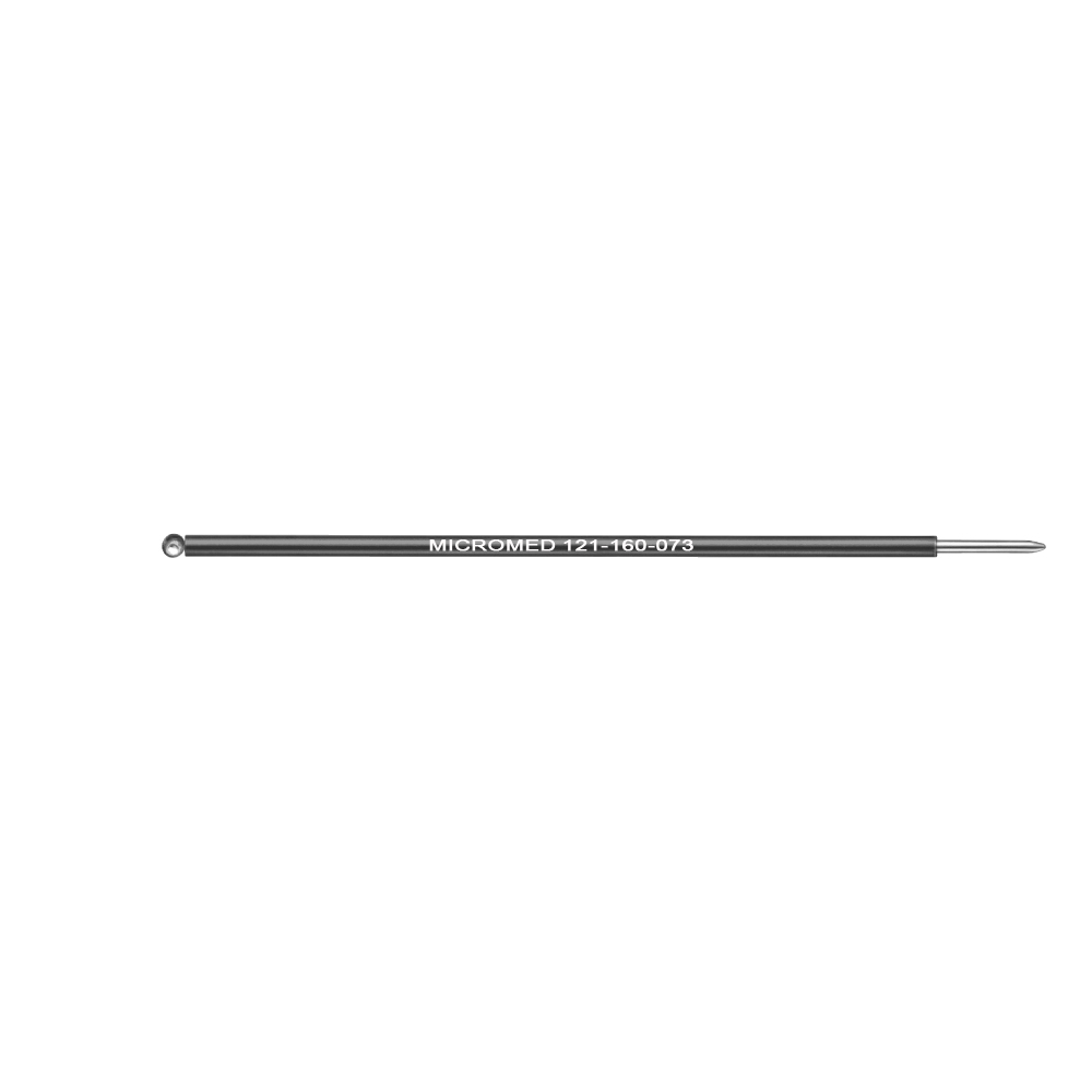 ENT coagulation ball electrode, extra long, total length 100 mm, Ø ball 3 mm, figure 73