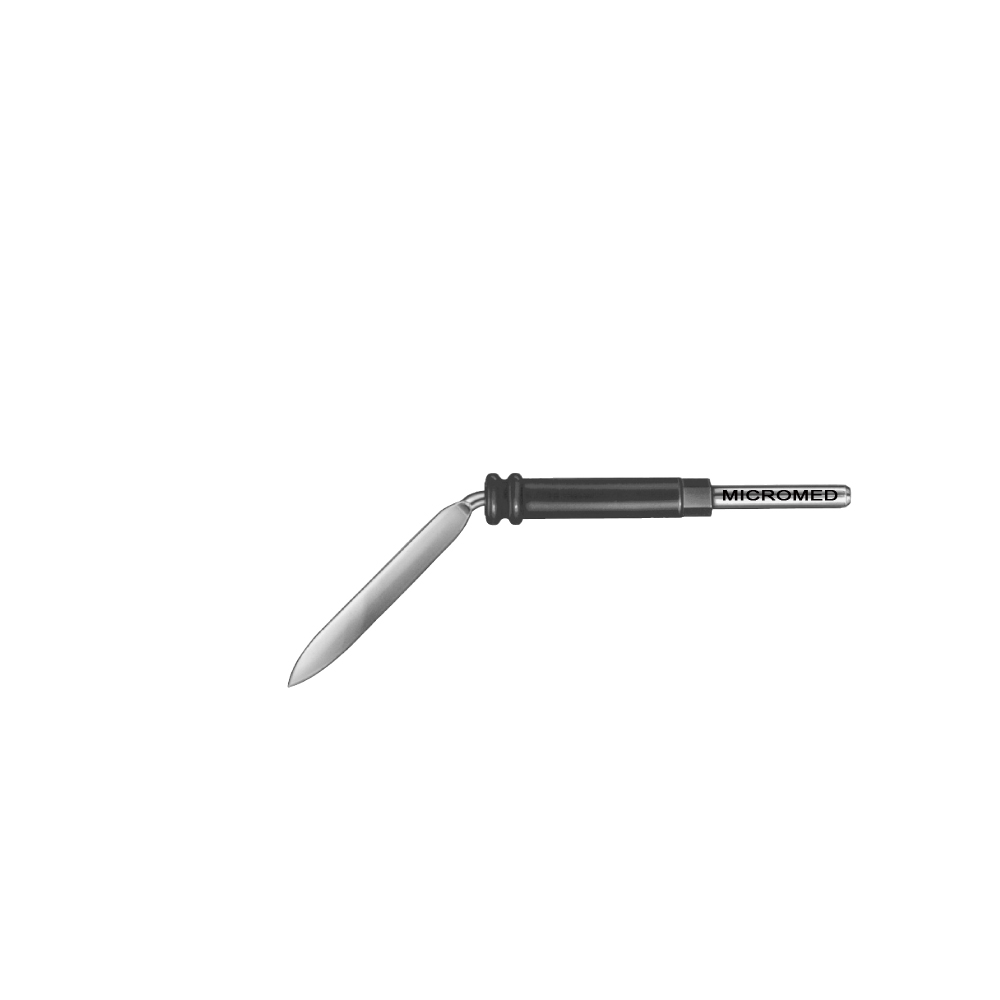 Knife electrode, 45° curved Shaft 2,4 mm (3/32 inch) 