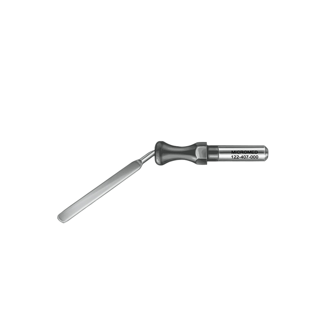 Spatula electrode, 45 ° angled 