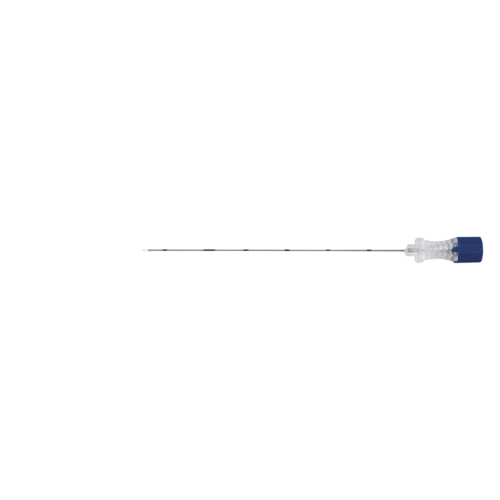 Canula Ø 23 G/10 cm with depth markings Needle for biopsy and puncture in pain and tumor therapy, packaging unit 50 pcs