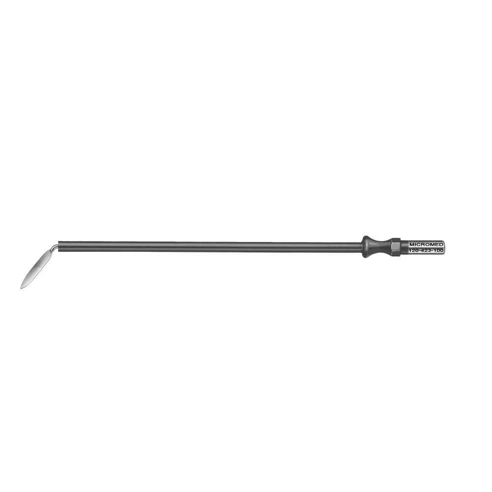 Knife electrode, 45° angled, length 100 mm 