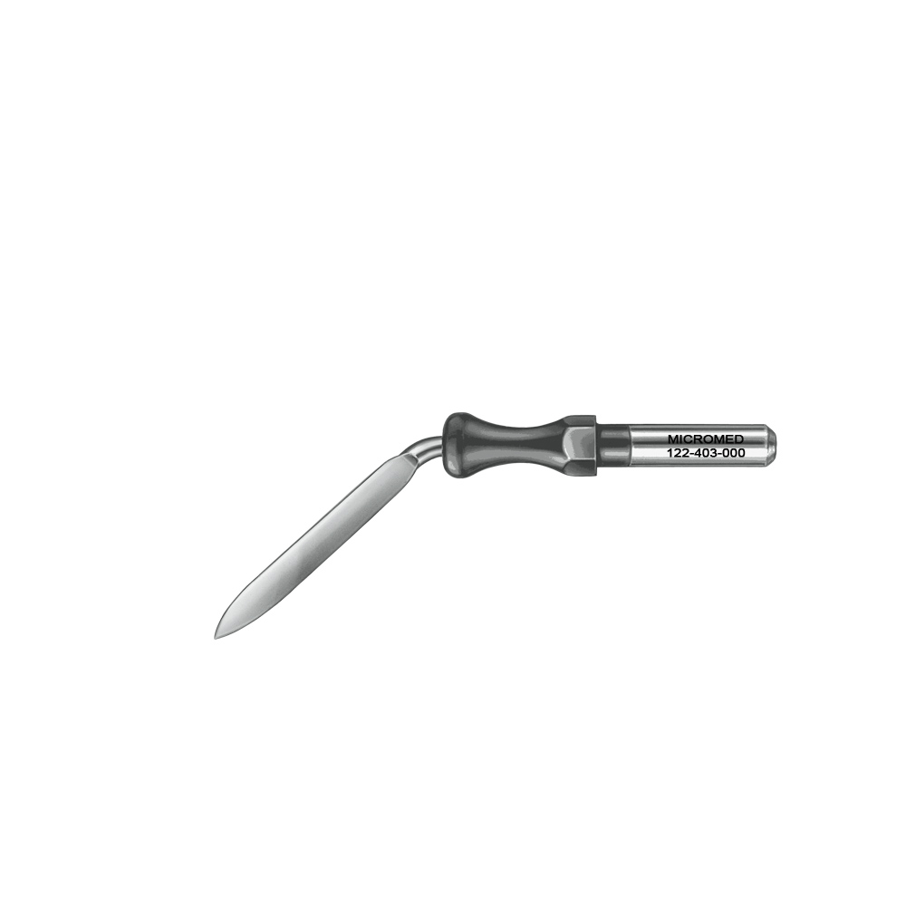 Knife electrode, 45 ° angled 