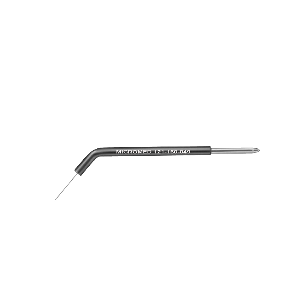 Multi-tip fine wire electrode, 45°angled with adjustable wire, Ø 0,3 mm, figure 49