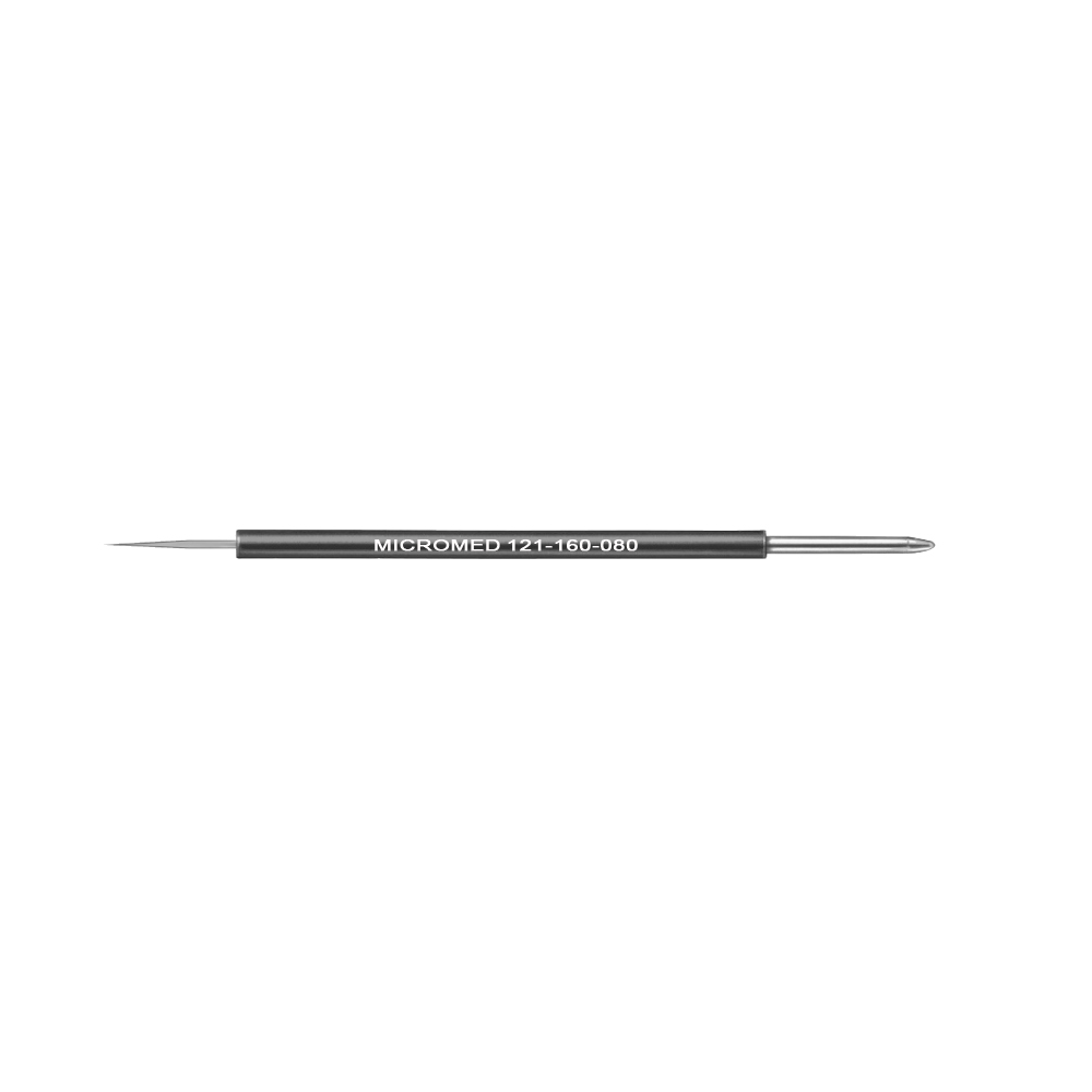 Needle electrode, straight, pointed, Ø 0,3 - 0,1 mm, figure 80 