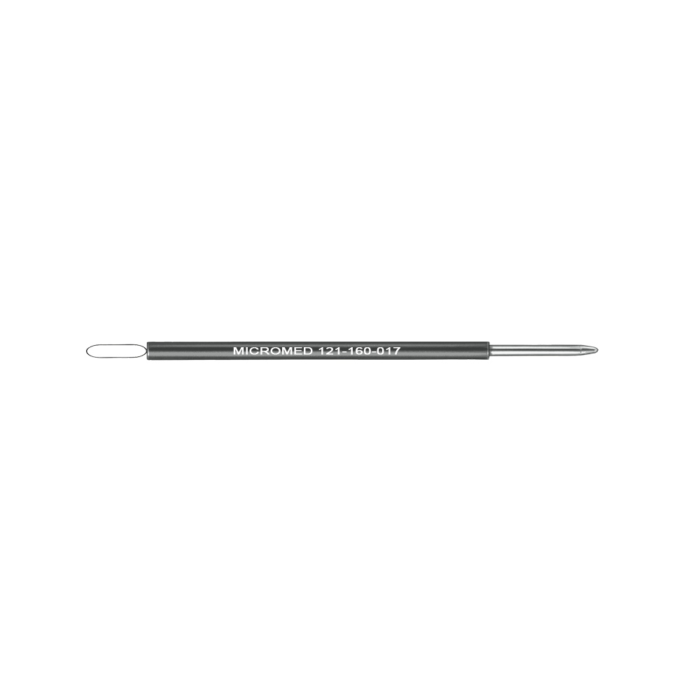 Wire loop electrode, oval, 6 x 1,3 mm, straight, figure 17 