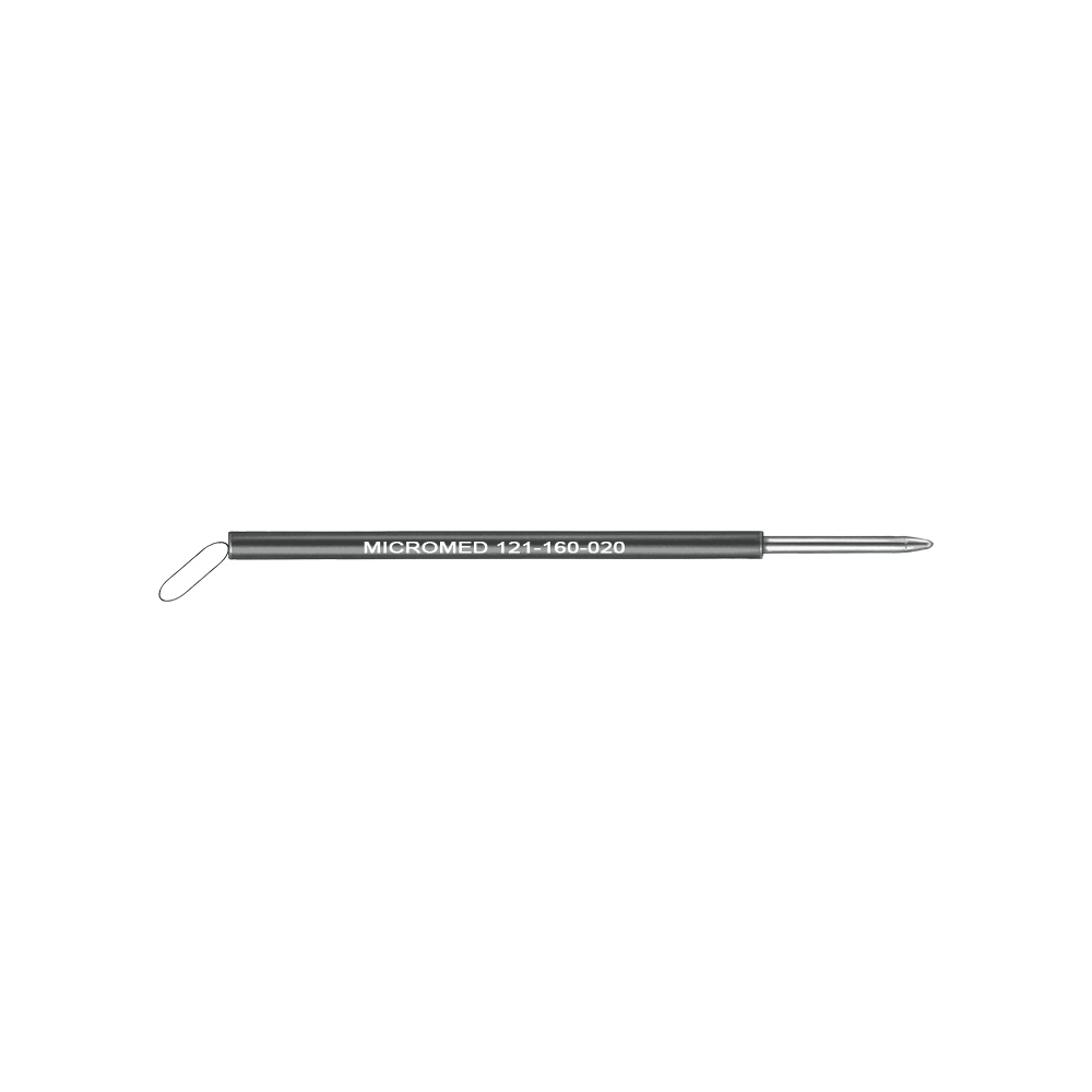 Wire loop electrode, loop 45° angled. loop 7x1,4 mm, figure 20 