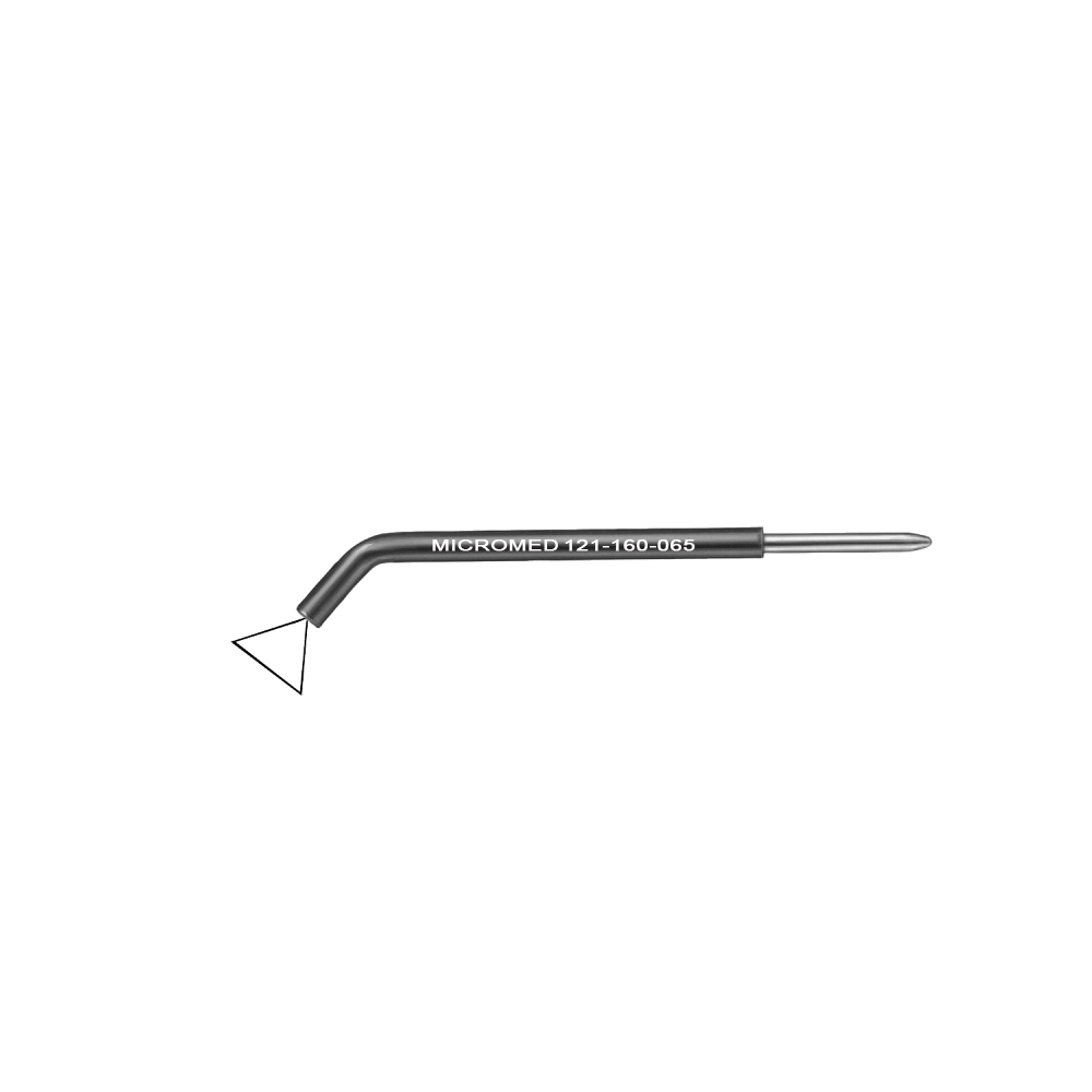 Wire loop electrode, 45° angled triangle 10 mm, figure 65 