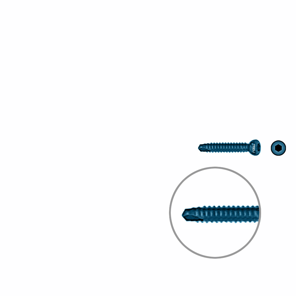 Interlocking screw titanium ø 4,5 x 25mm 