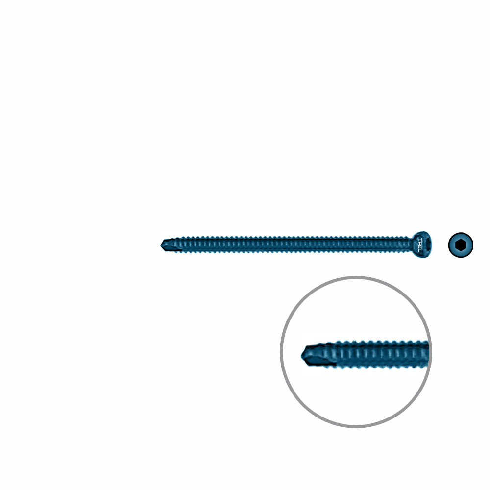 Interlocking screw titanium Ø 4,5 x65mm 