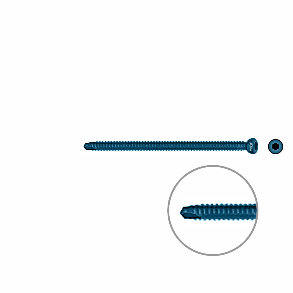 Interlocking screw titanium Ø 4,5 x 70mm 