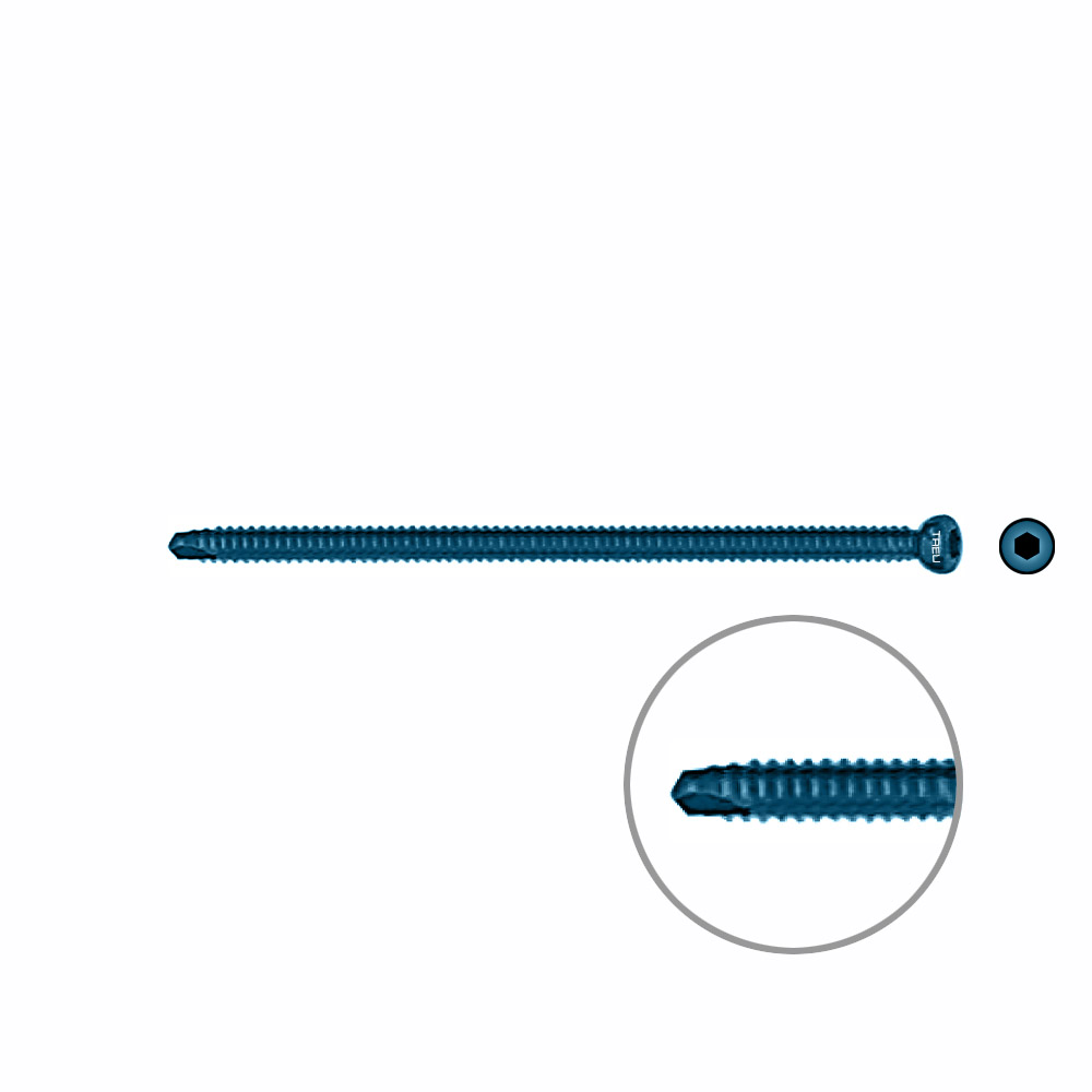 Interlocking screw titanium Ø 4,5 x 85mm 