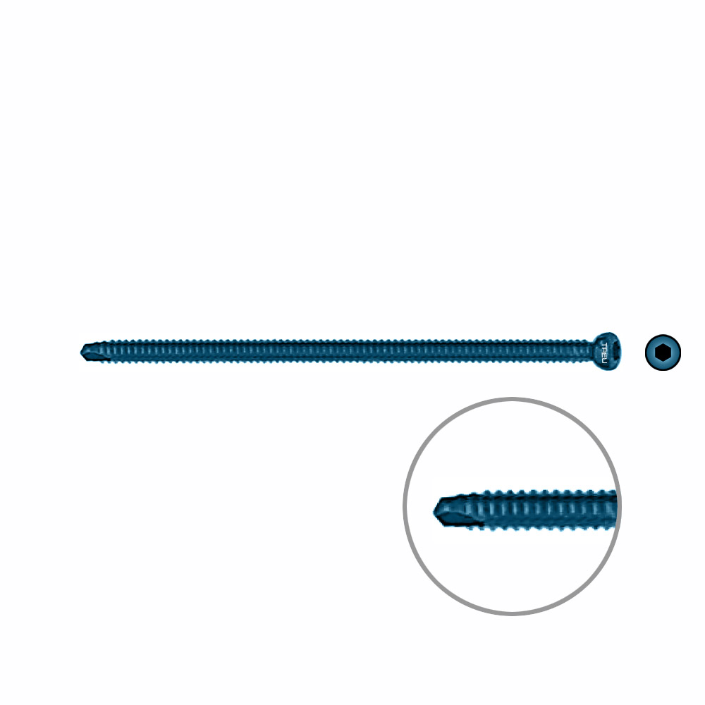 Interlocking screw titanium Ø 4,5 x 90mm 