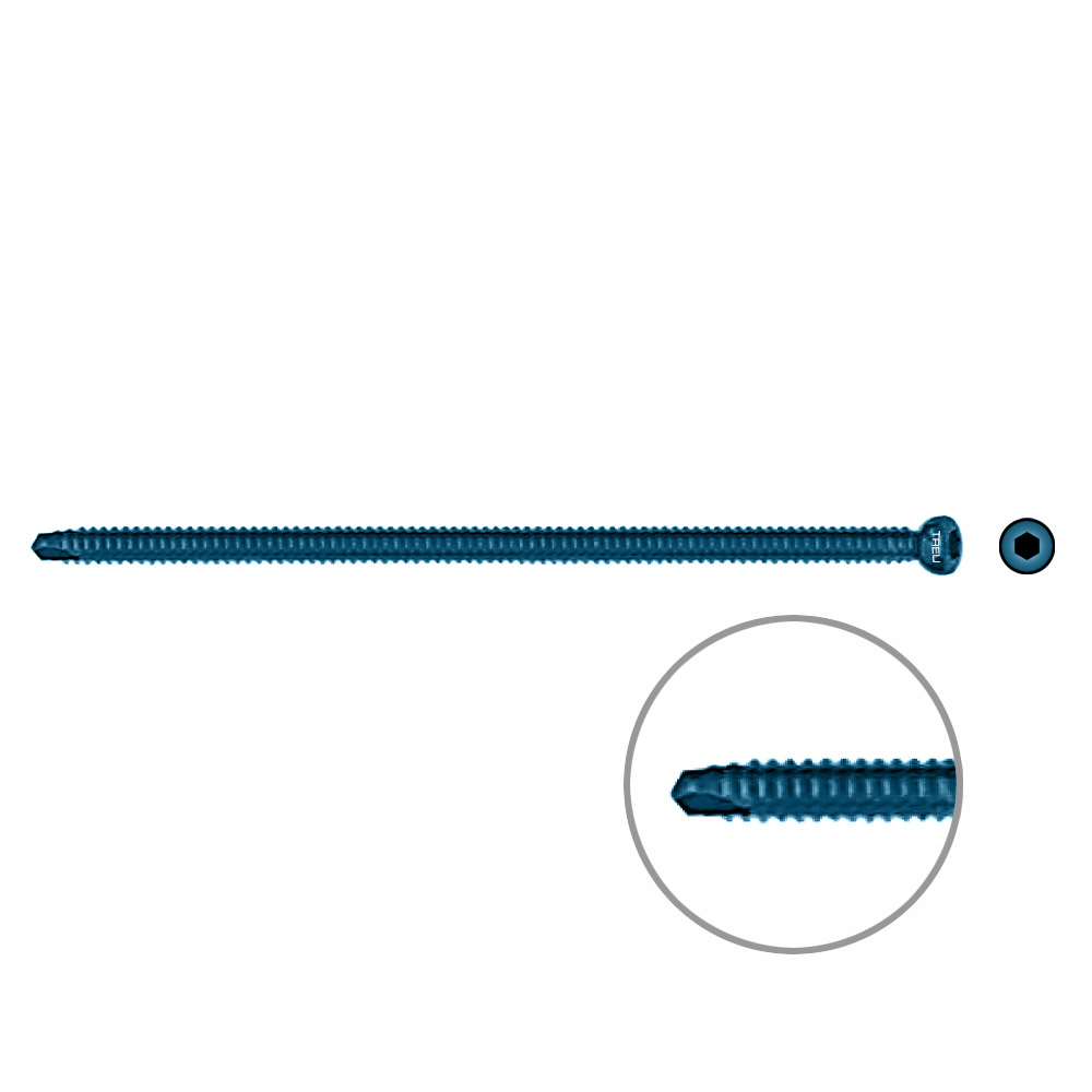 Interlocking screw titanium Ø 4,5 x100mm 