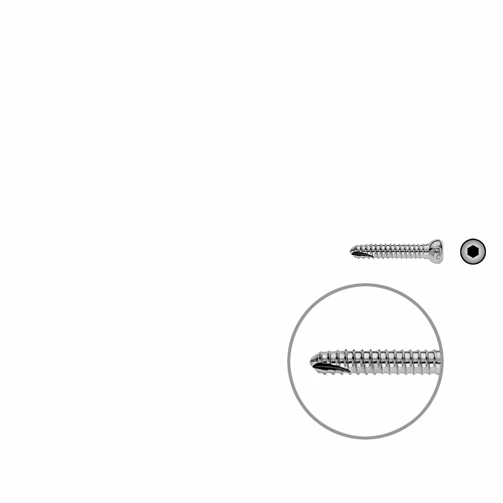 V-Schraube Femur 28mm x dia 5mm 