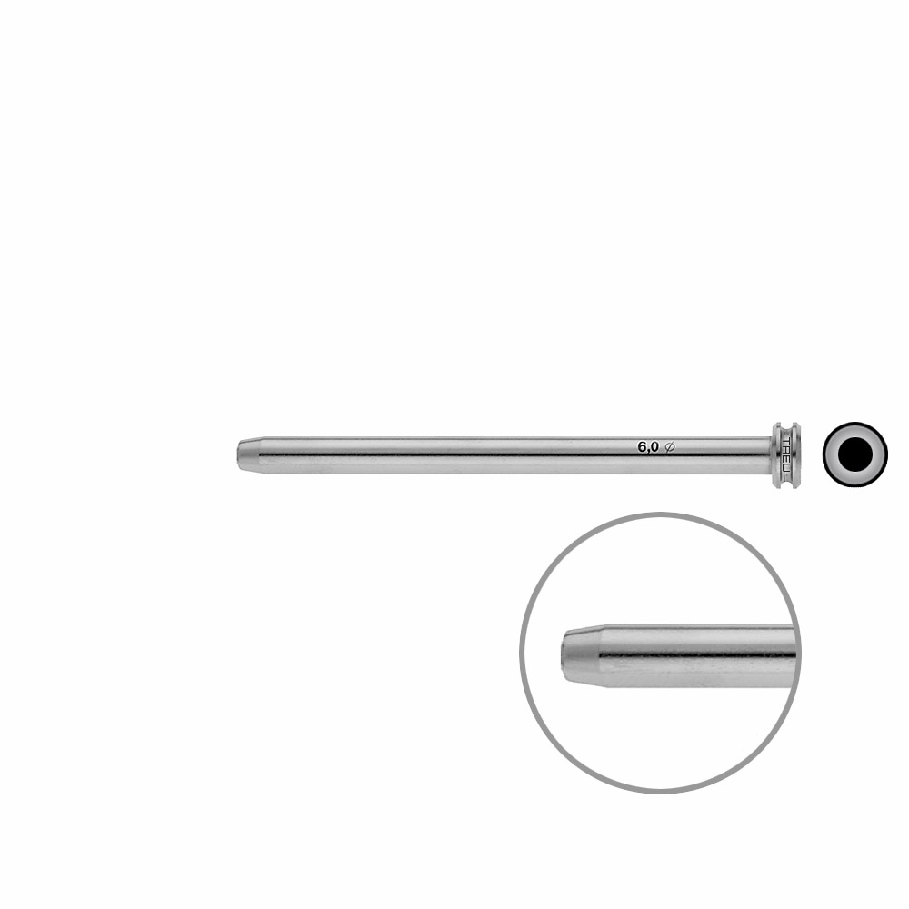 Hülse Ø6mm innen f. 3,5/ 4,0mm Schrauben für Titan Humerus Nagel 