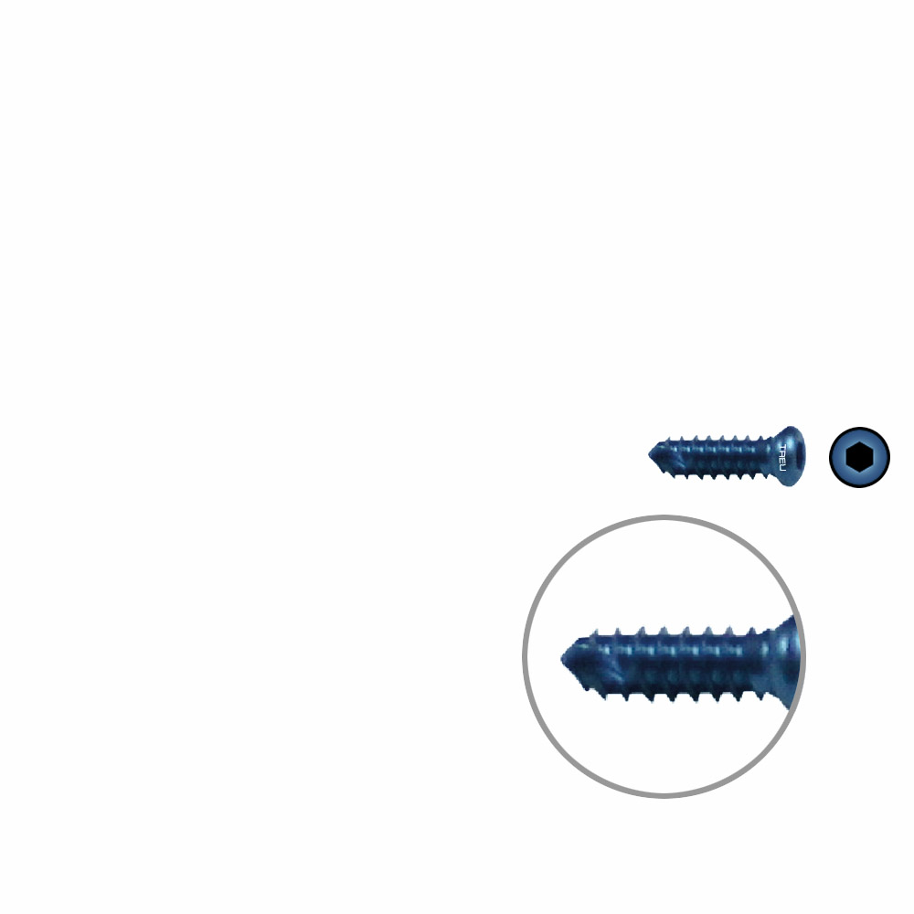 FIDES V-Schraube Humerus 12mm x 4,0mm TITAN 