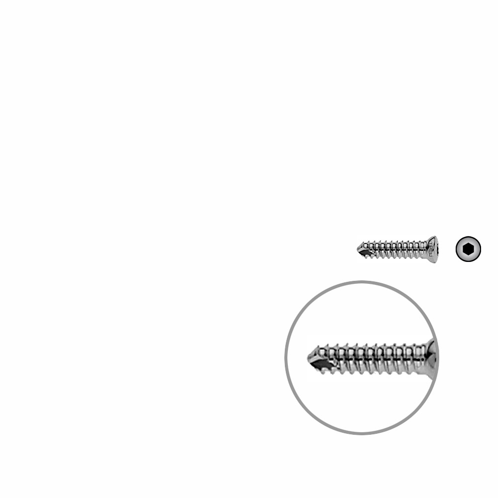 V-Schraube Humerus 16mm x dia 4,0mm 