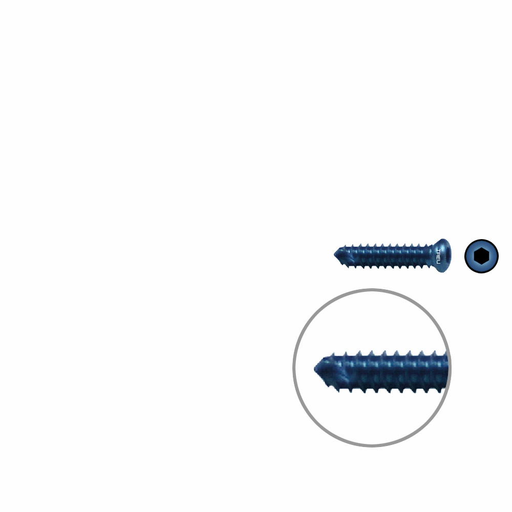 FIDES V-Schraube Humerus 16mm x 4,0mm TITAN 